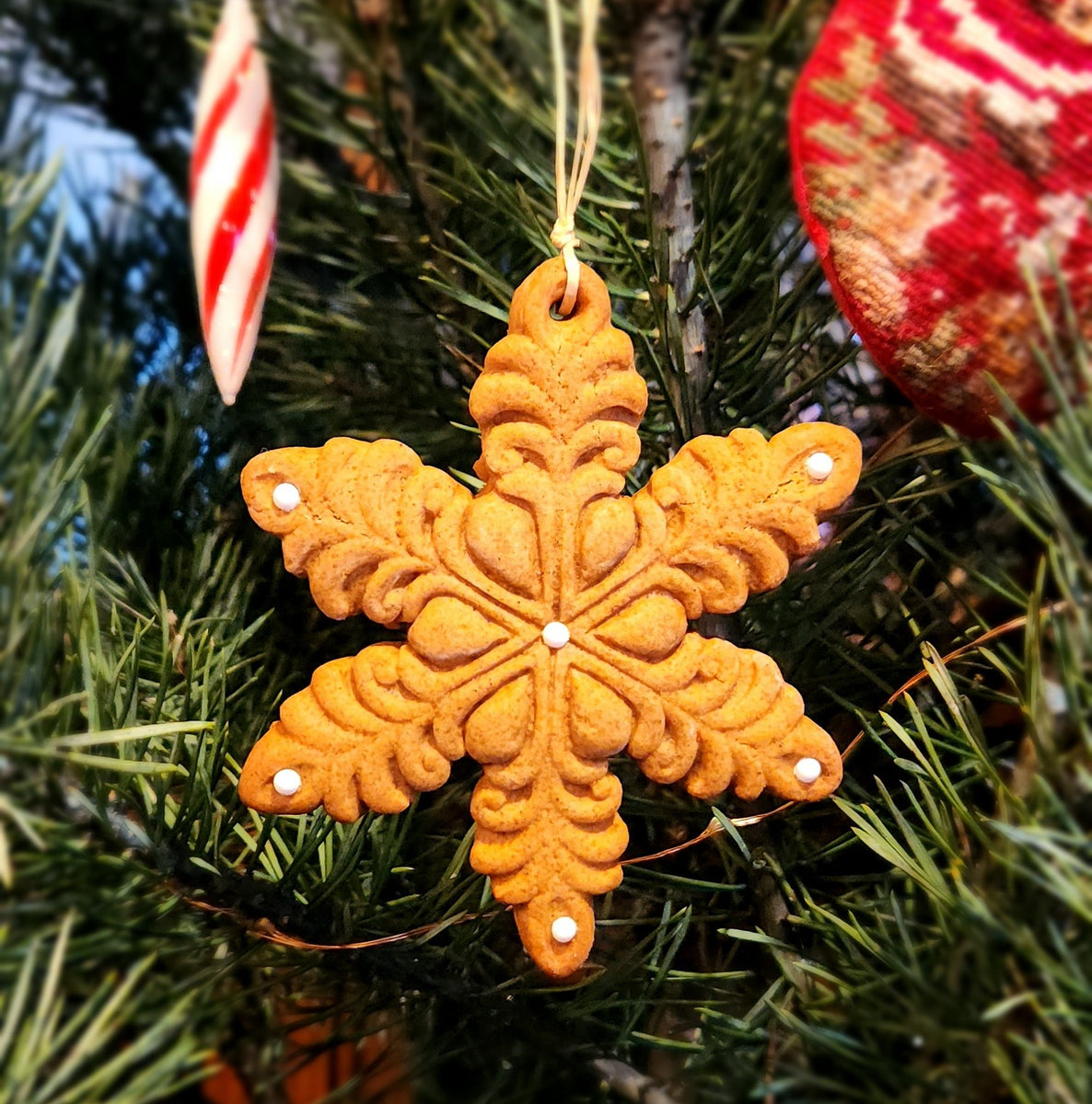 Snowflake Swirl Silicone Cookie Mold 