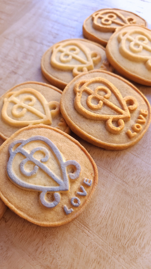 Adinkra Love Silicone Cookie Mold