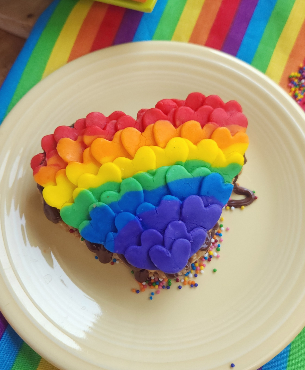 Heart Layered Silicone Cookie Mold