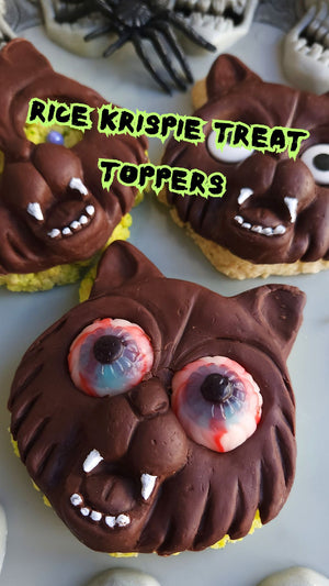 Scaredy Cat Halloween Silicone Cookie Mold