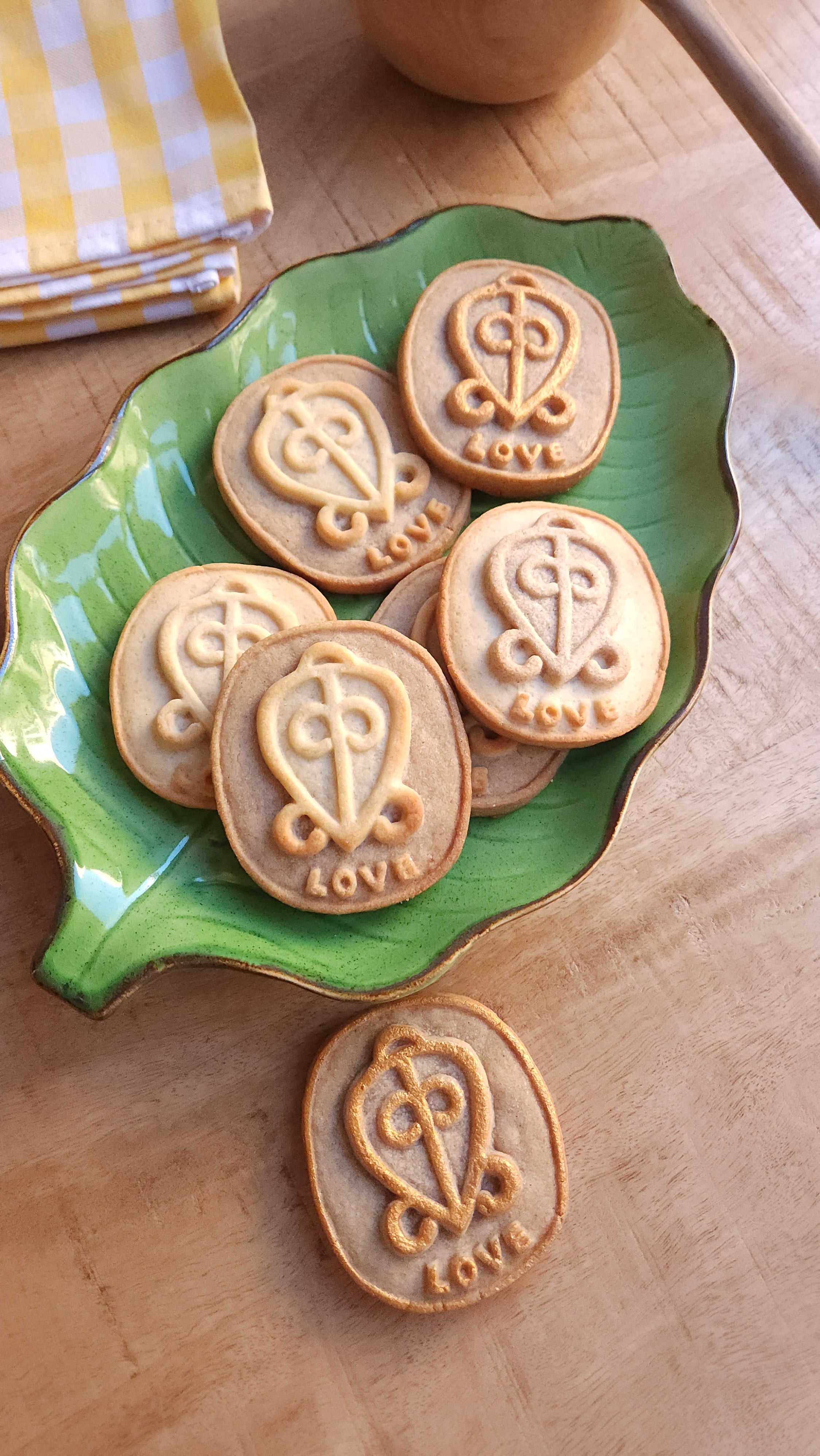 Adinkra Love Silicone Cookie Mold