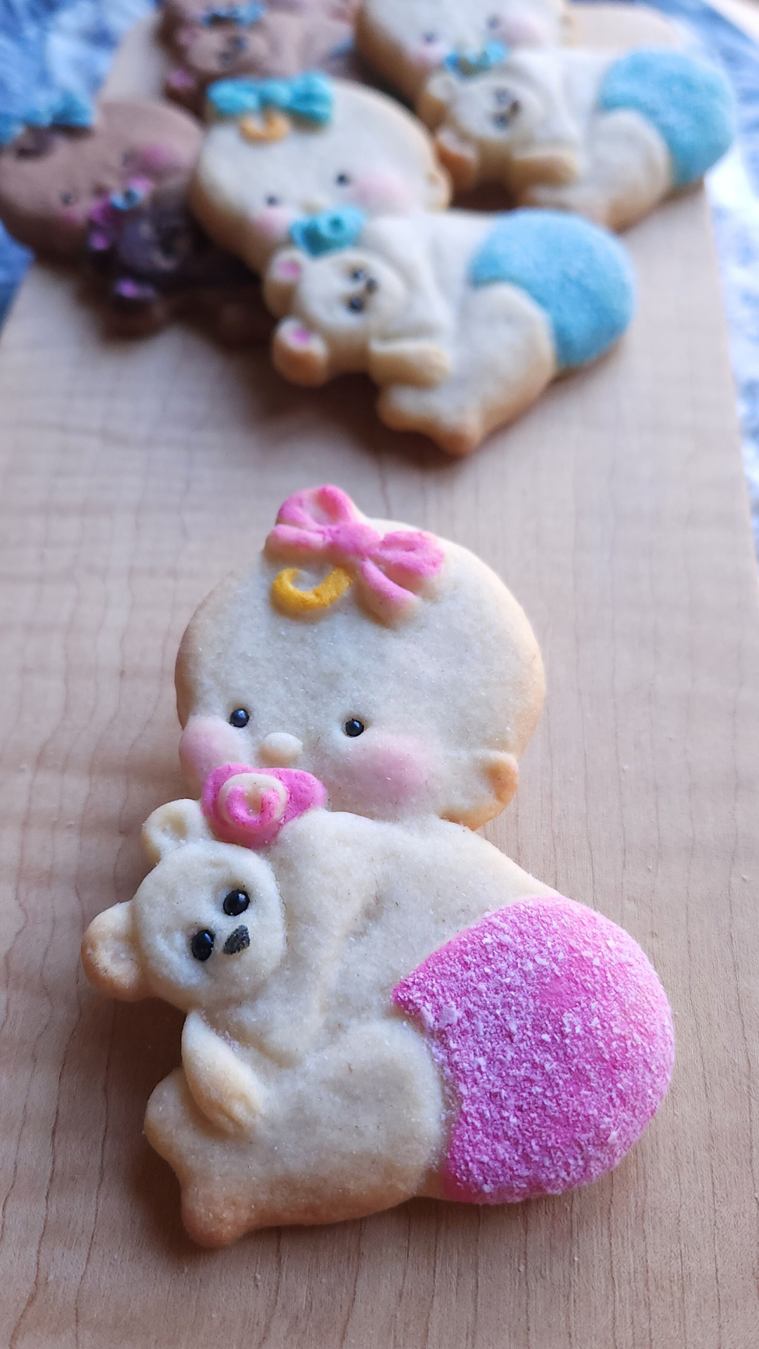 Baby In Diaper With Binky Silicone Cookie Mold