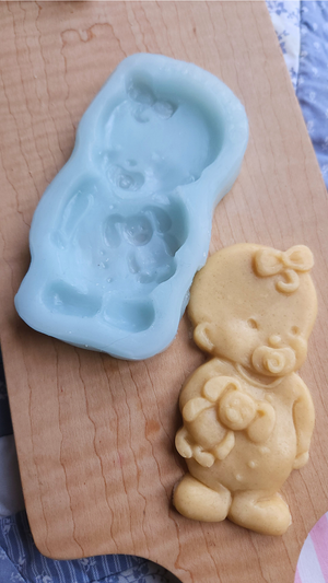 Baby In Onesie Silicone Cookie Mold