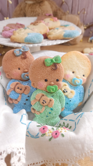 Baby In Onesie Silicone Cookie Mold