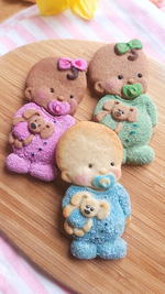 Baby In Onesie Silicone Cookie Mold