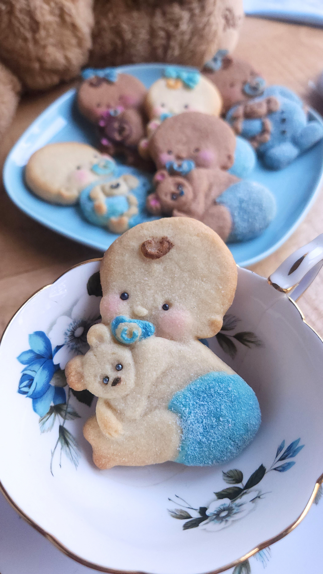 Baby In Diaper With Binky Silicone Cookie Mold
