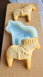 Dala Horse Silicone Cookie Mold