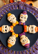 Dapper Skull Silicone Cookie Mold
