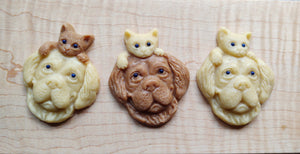 Dog and Cat Silicone Cookie Mold