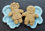 Gingerbread Girl & Boy Silicone Cookie Mold Set - SAVE $5