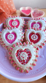 Heart Flower Silicone Cookie Mold