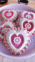 Heart Flower Silicone Cookie Mold