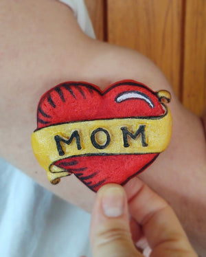 MOM Tattoo Silicone Cookie Mold