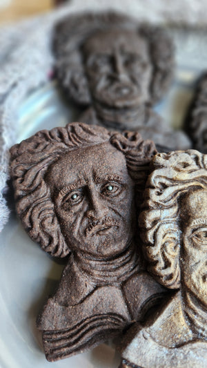 Edgar Allan Poe Silicone Cookie Mold