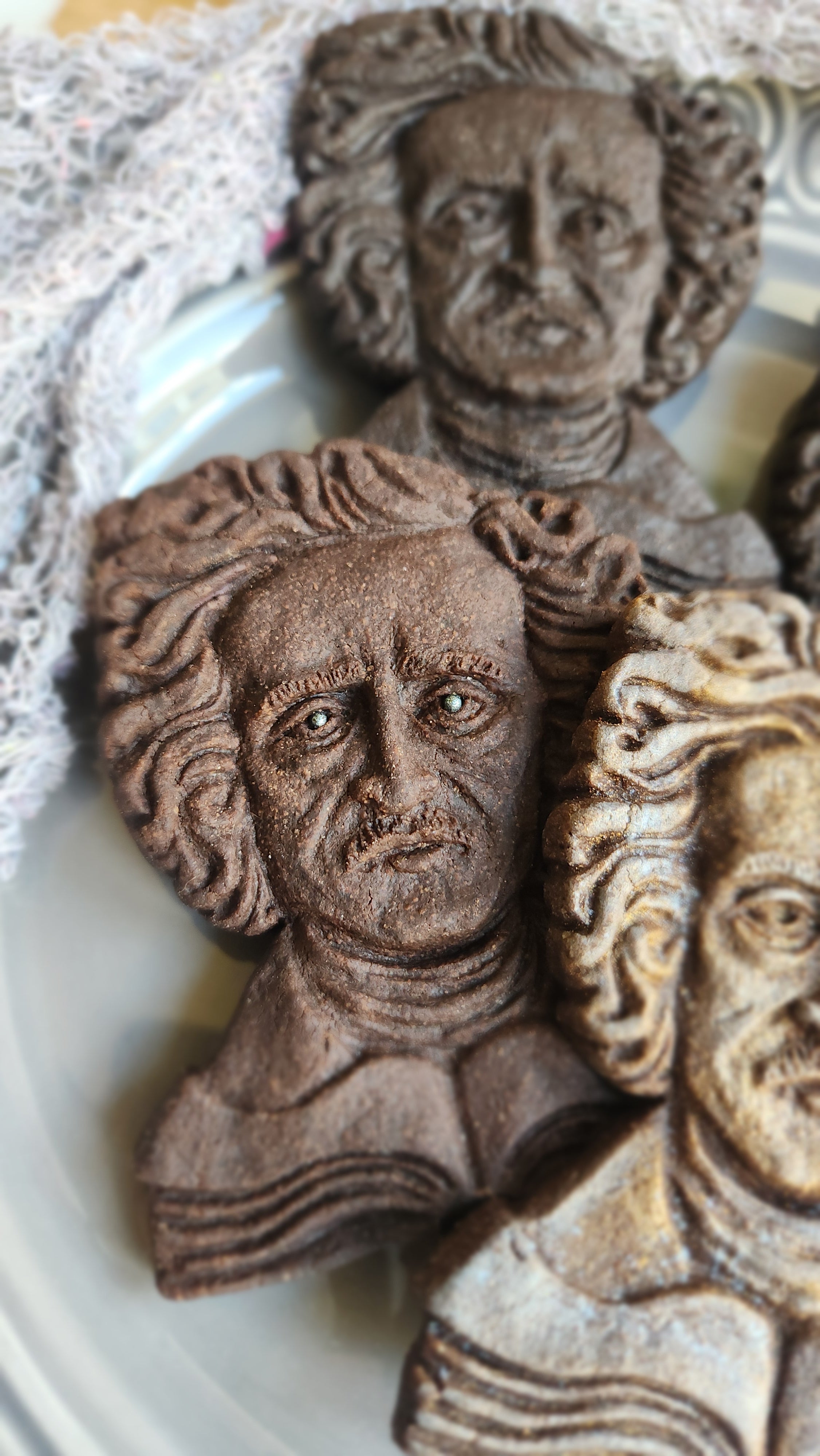 Edgar Allan Poe Silicone Cookie Mold