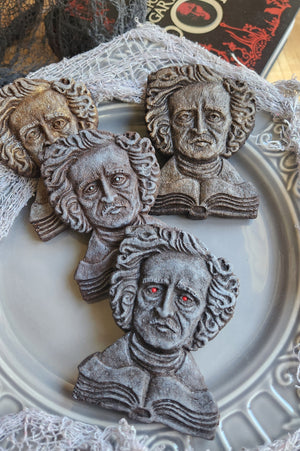 Edgar Allan Poe Silicone Cookie Mold