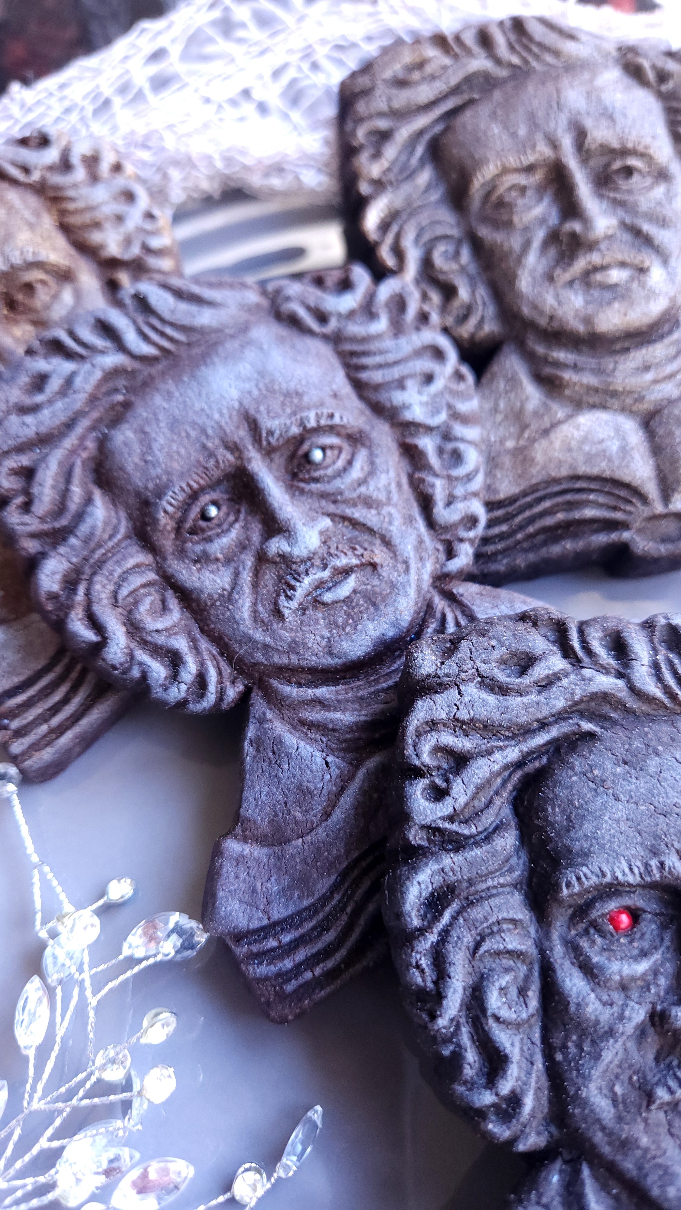 Edgar Allan Poe Silicone Cookie Mold