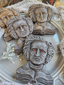 Edgar Allan Poe Silicone Cookie Mold