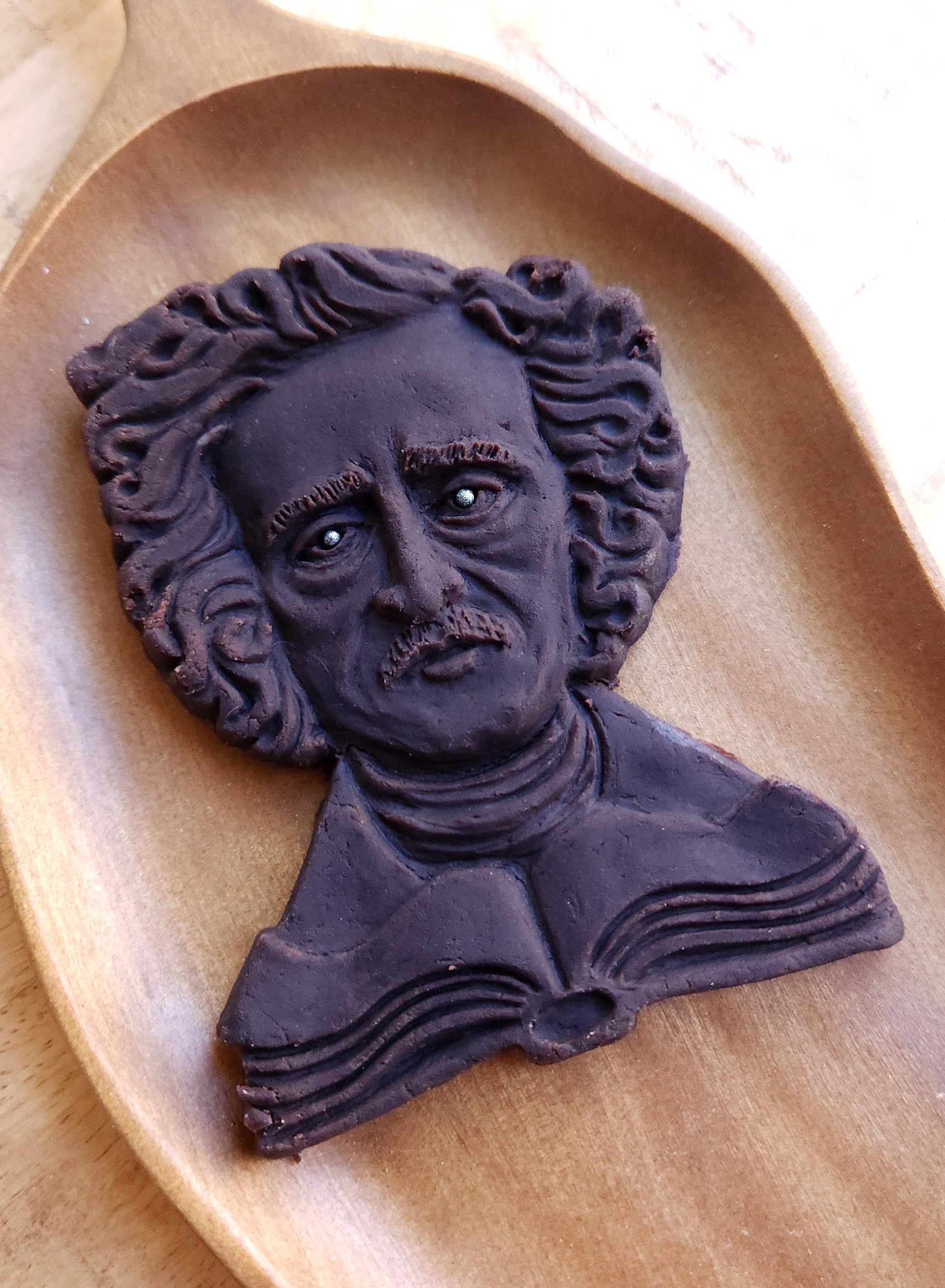 Edgar Allan Poe Silicone Cookie Mold