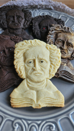 Edgar Allan Poe Silicone Cookie Mold