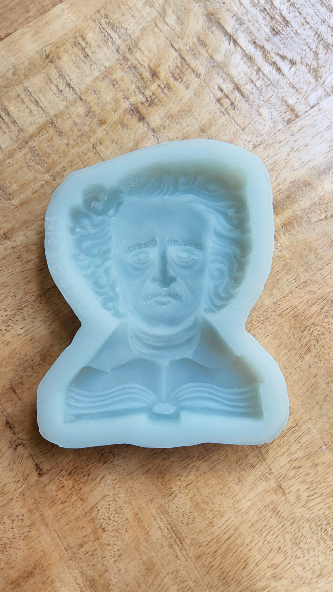 Edgar Allan Poe Silicone Cookie Mold
