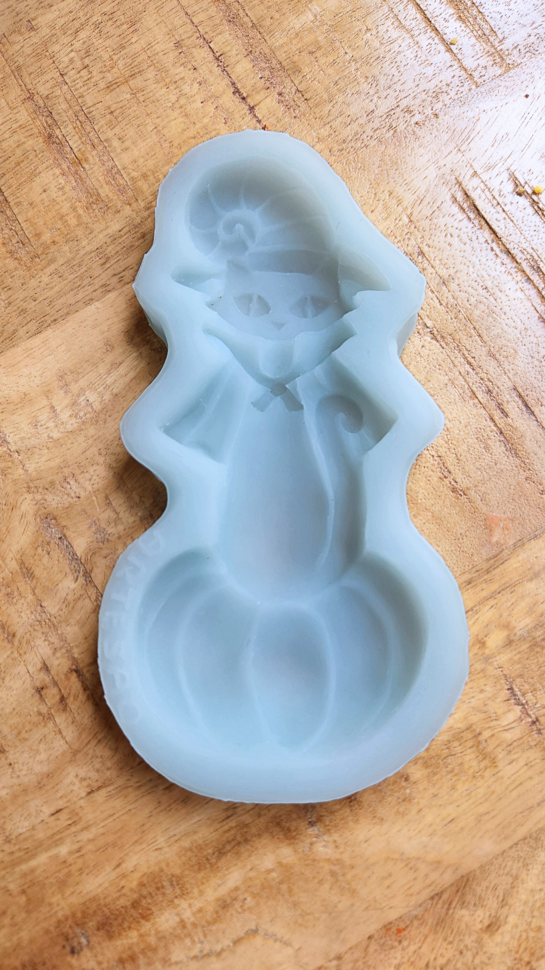 Retro Halloween Cat Witch Silicone Cookie Mold
