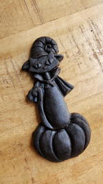 Retro Halloween Cat Witch Silicone Cookie Mold