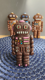 Retro Robot Silicone Cookie Mold