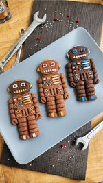 Retro Robot Silicone Cookie Mold