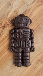 Retro Robot Silicone Cookie Mold
