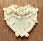 Rose Heart Silicone Cookie Mold
