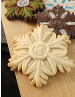 Rose Snowflake Silicone Cookie Mold