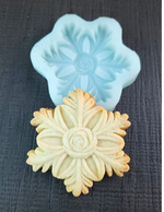 Rose Snowflake Silicone Cookie Mold