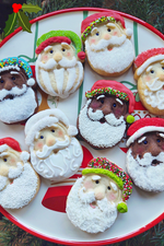 Santa Face Silicone Cookie Mold