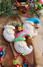 Hangable Santa Moon Silicone Cookie Mold