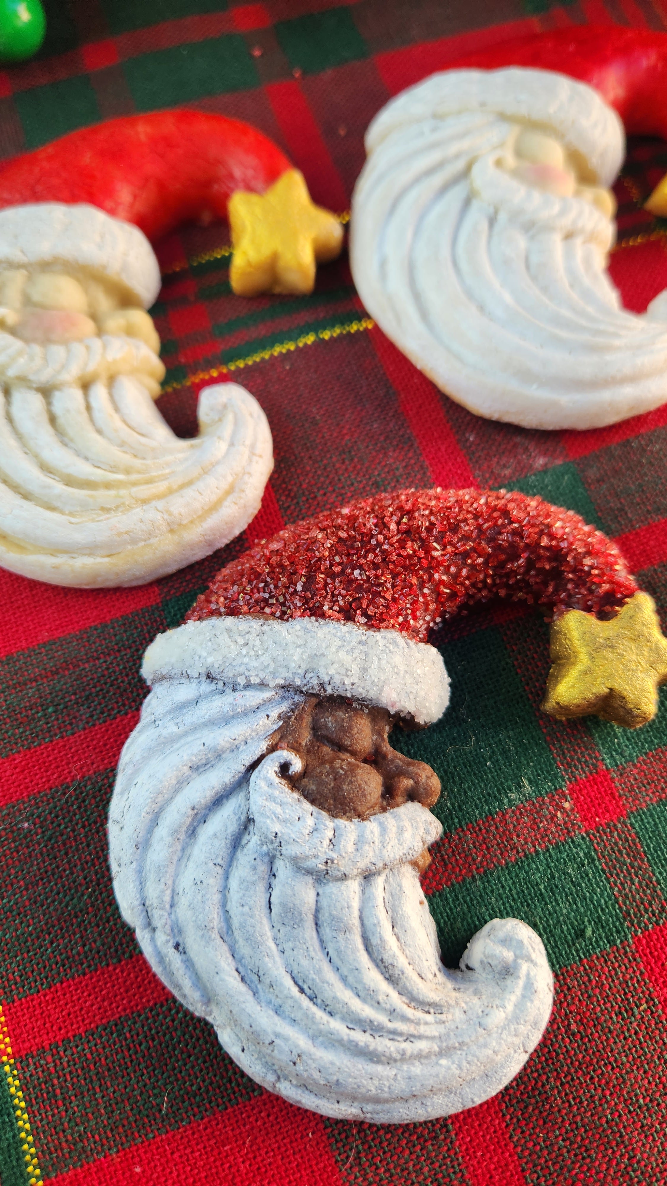 Hangable Santa Moon Silicone Cookie Mold