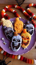 Silly Skull With Hat Silicone Cookie Mold