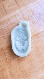 Silly Skull With Hat Silicone Cookie Mold