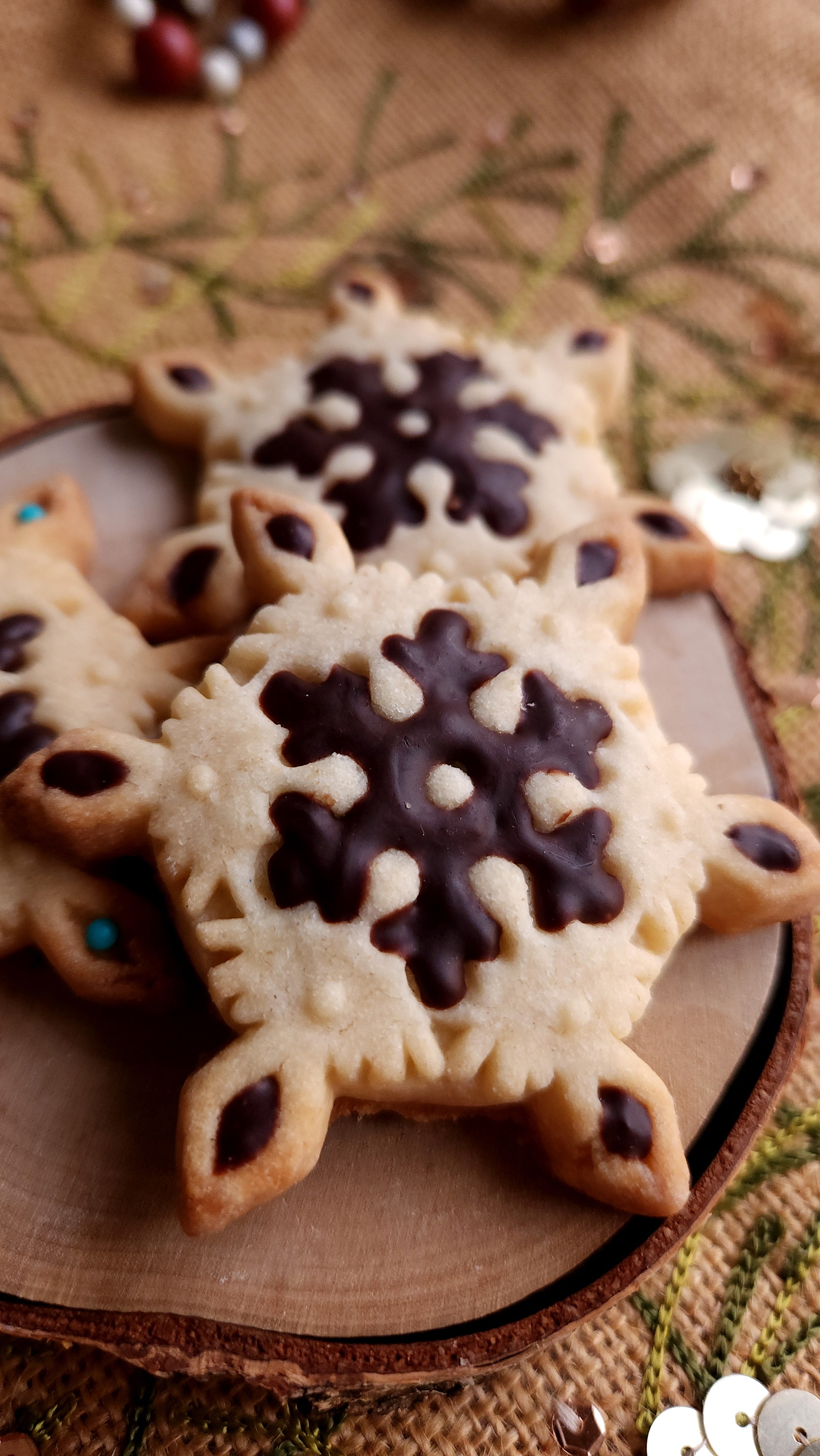 Lace Snowflake Silicone Cookie Mold