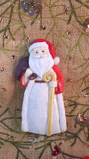 St. Nick Silicone Cookie Mold/ Father Christmas/ Santa Claus