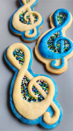Treble Clef Silicone Cookie Mold