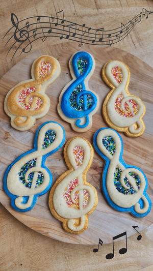 Treble Clef Silicone Cookie Mold