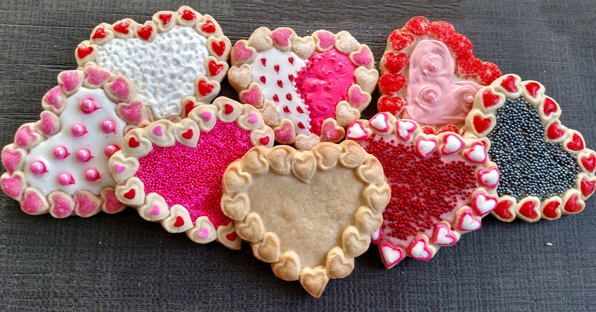 Heart Wreath Cookie Mold - Artesão Unique & Custom Cookie Molds