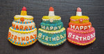 Happy Birthday Cake Silicone Cookie Mold - On Sale