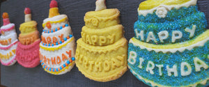 Happy Birthday Cake Silicone Cookie Mold - On Sale