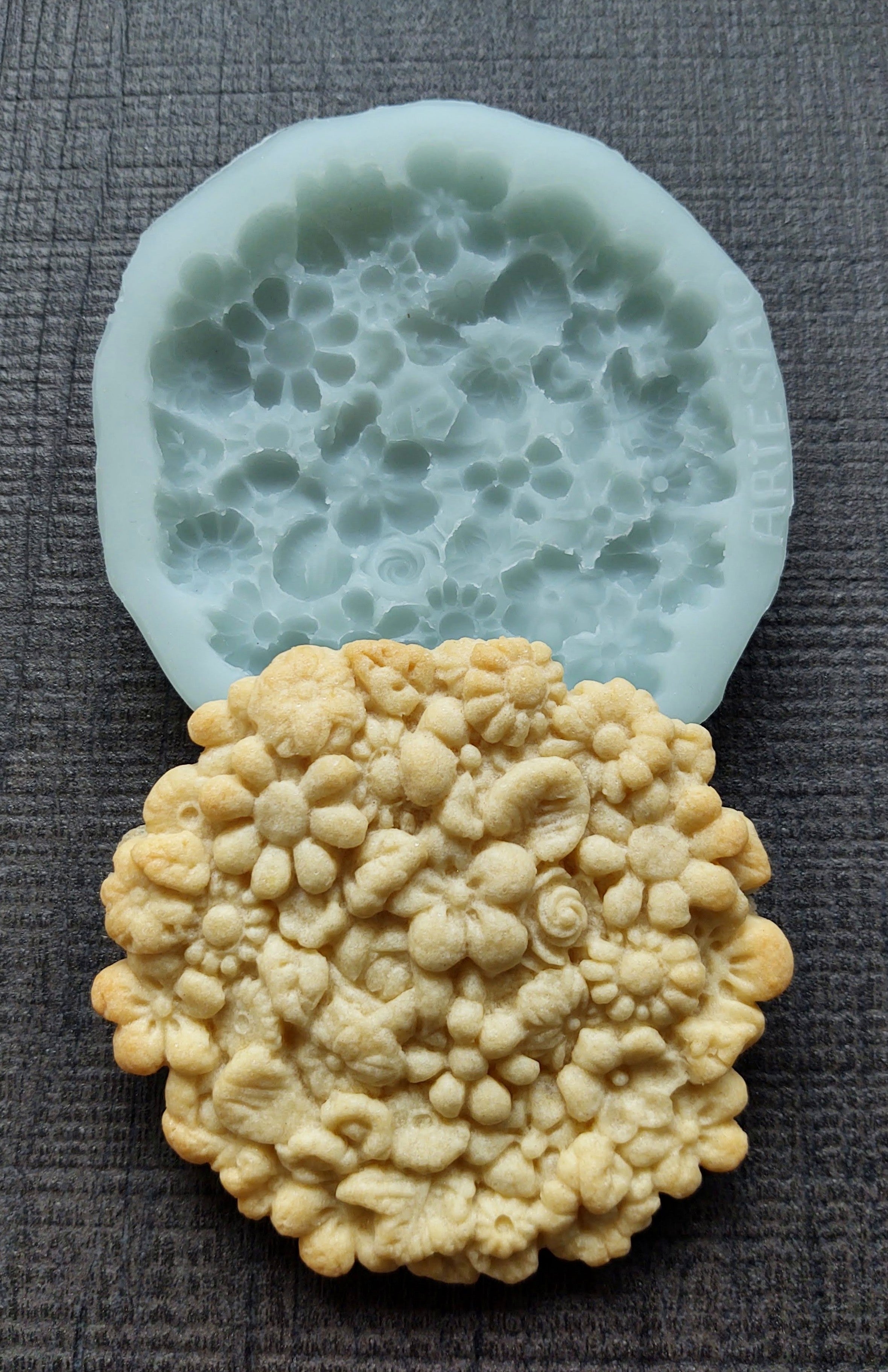 Flower Collage Silicone Cookie Mold