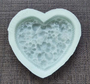 Flower Heart Silicone Cookie Mold