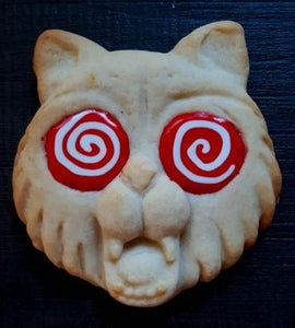 Scaredy Cat Halloween Silicone Cookie Mold