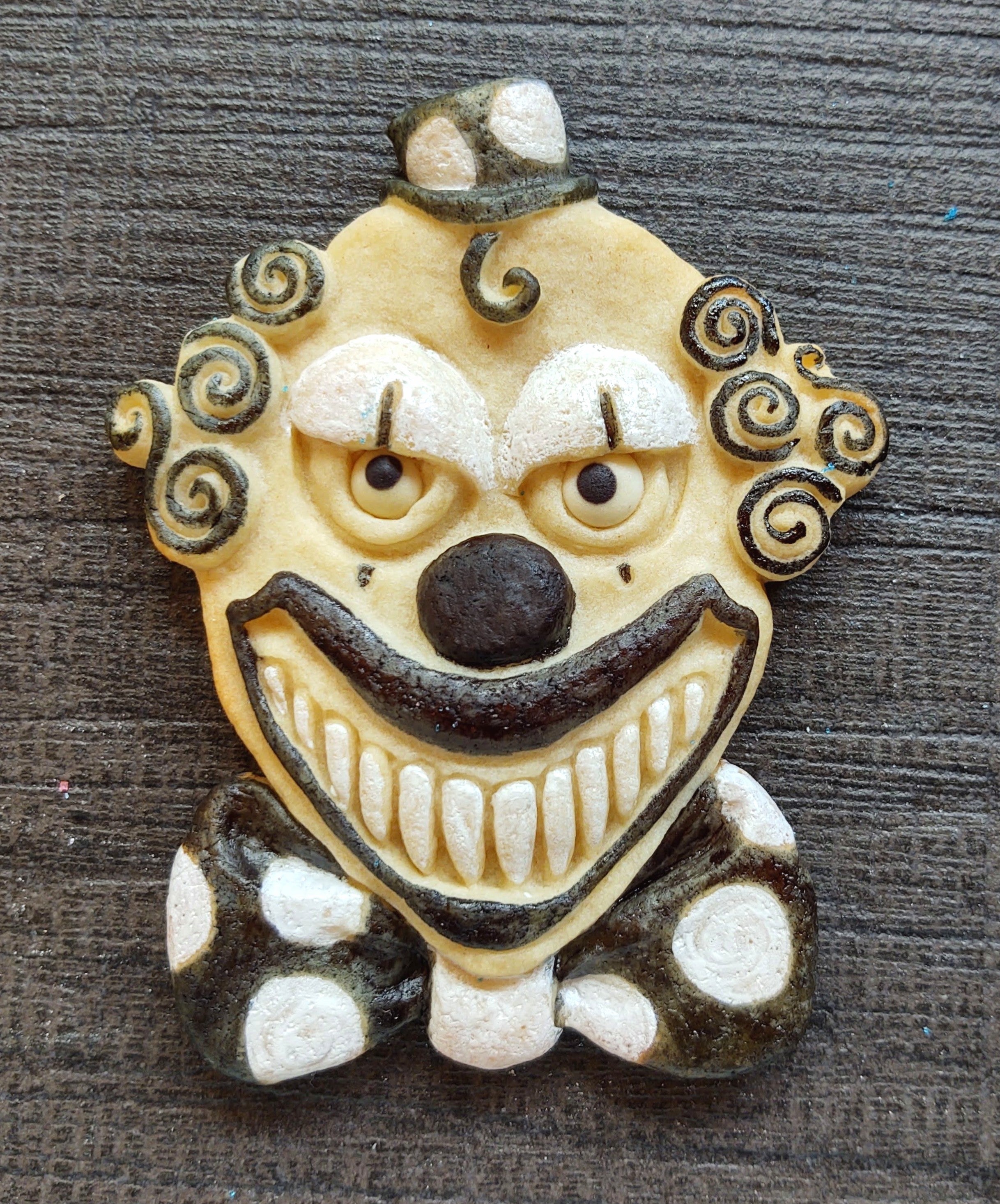 Creepy Clown Silicone Cookie Mold
