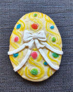 Egg With Bow Silicone Cookie Mold - On Sale